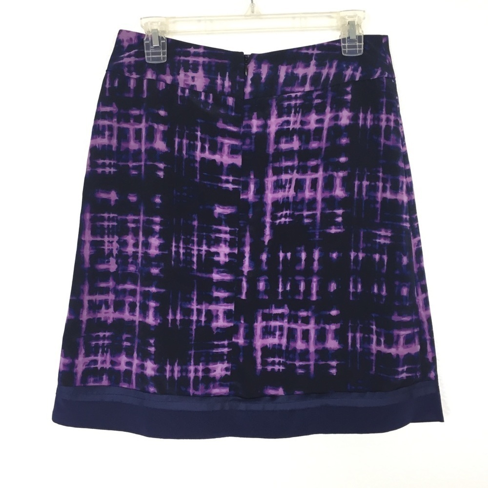 Simply Vera Wang Line A Skirt Purple Size 4 - Picture 2 of 5